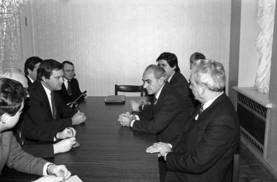 Delegation of Ministry of International Relations of Canada's Quebec province visits USSR