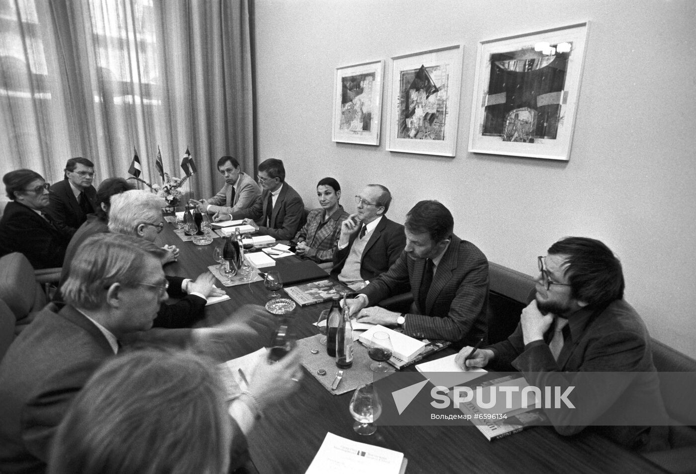 Swedish delegation's visit to Estonian SSR