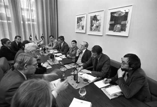 Swedish delegation's visit to Estonian SSR