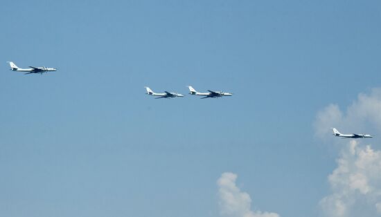 Russia Navy Day Parade Rehearsal 