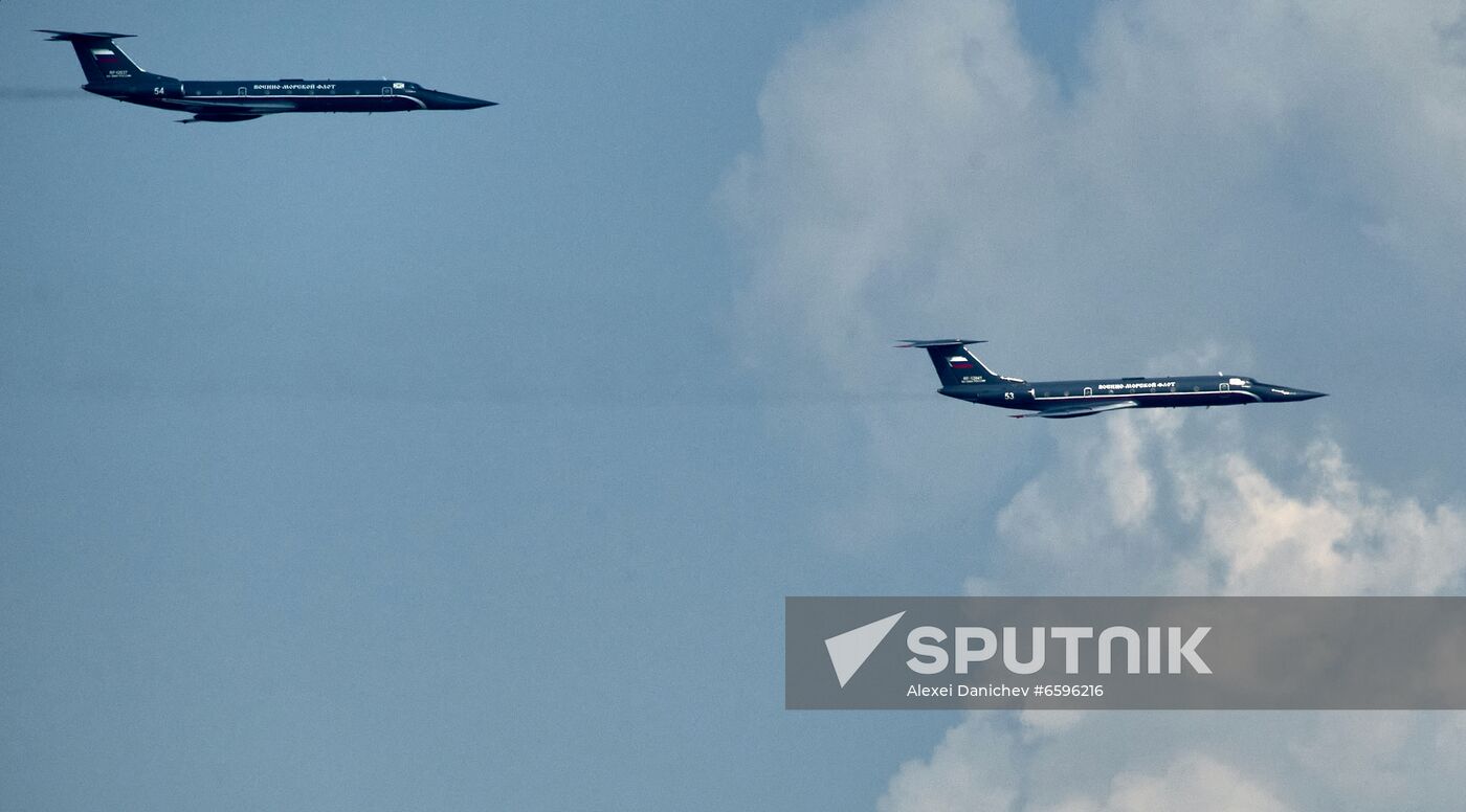 Russia Navy Day Parade Rehearsal 