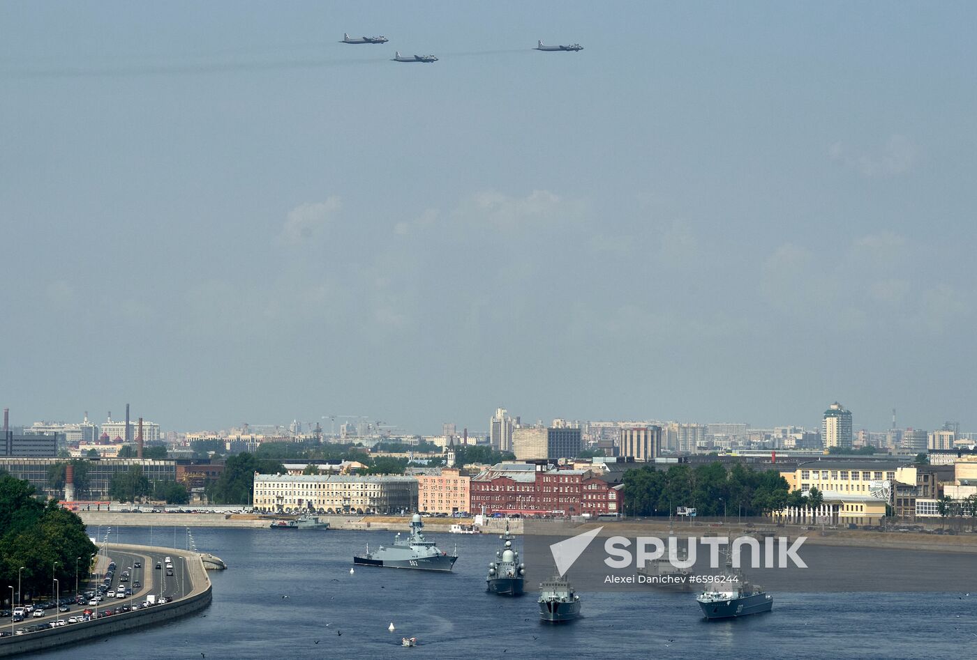 Russia Navy Day Parade Rehearsal