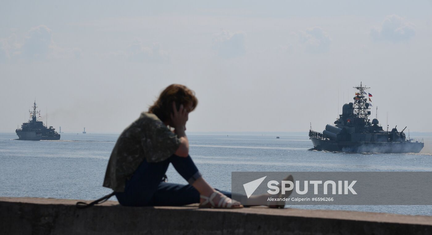 Russia Navy Day Parade Rehearsal 