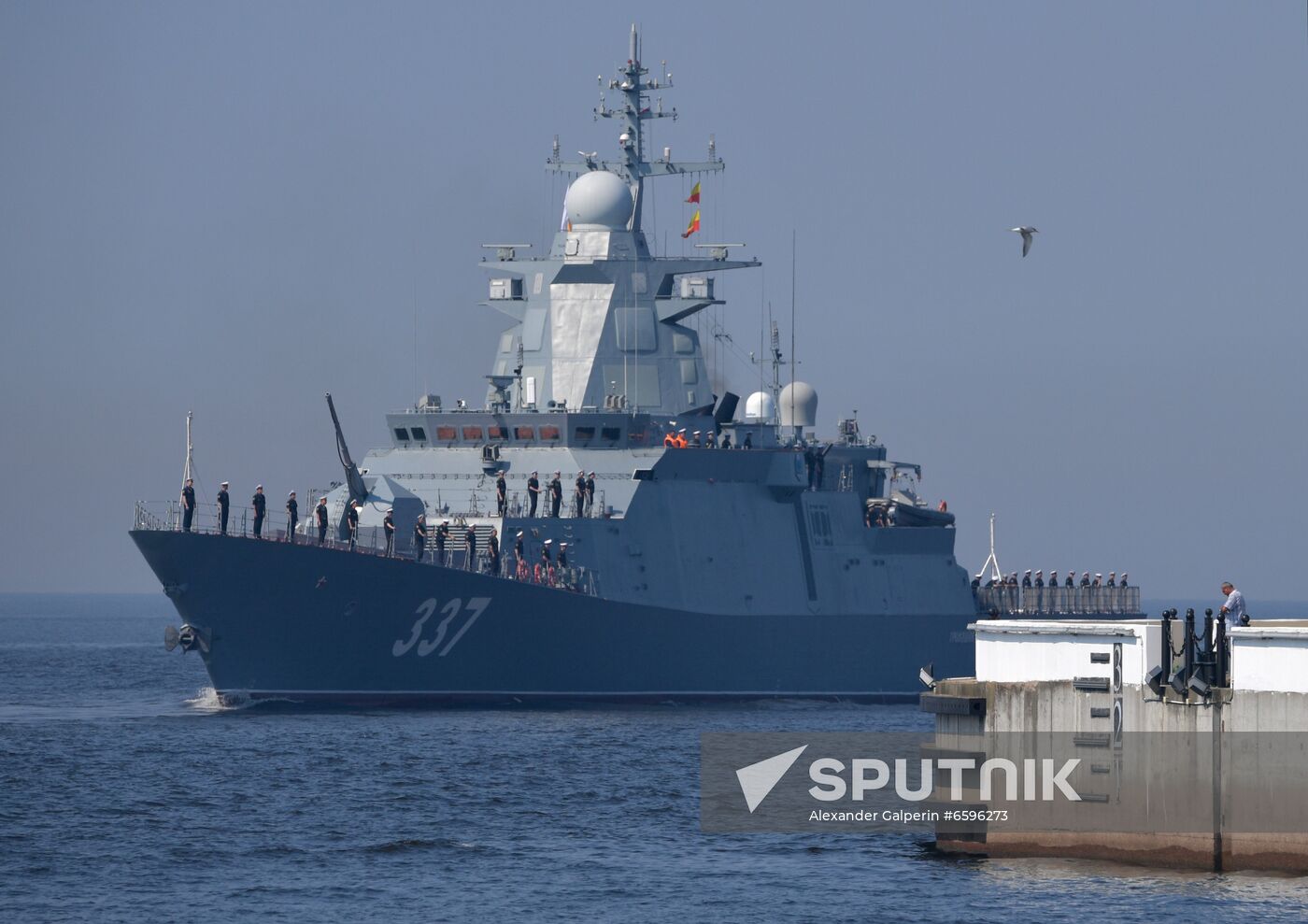 Russia Navy Day Parade Rehearsal