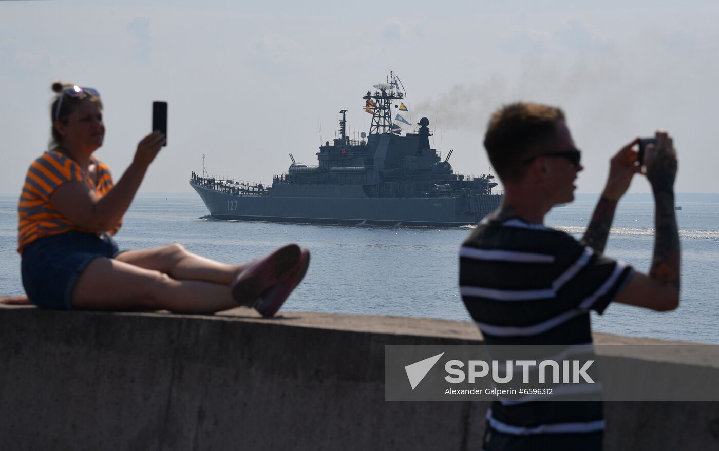 Russia Navy Day Parade Rehearsal
