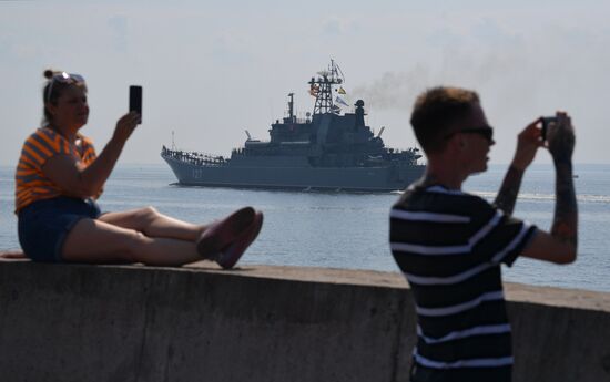Russia Navy Day Parade Rehearsal 