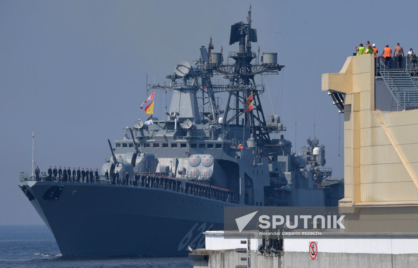 Russia Navy Day Parade Rehearsal