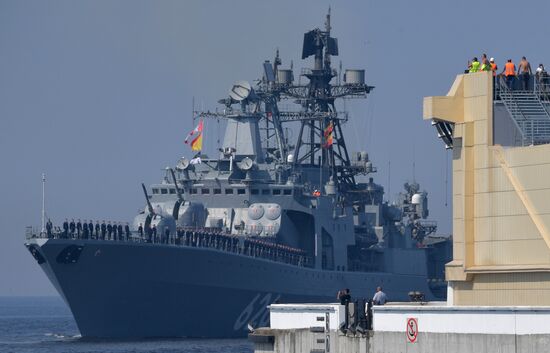 Russia Navy Day Parade Rehearsal 