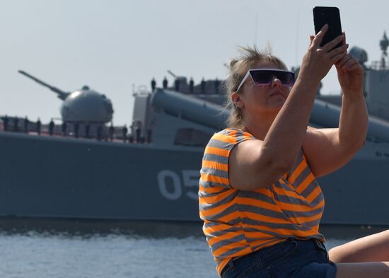 Russia Navy Day Parade Rehearsal 