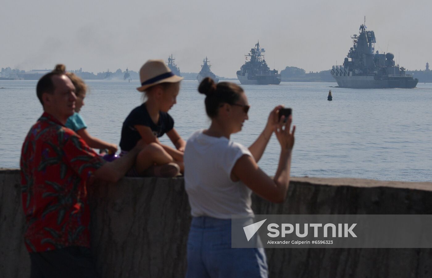 Russia Navy Day Parade Rehearsal