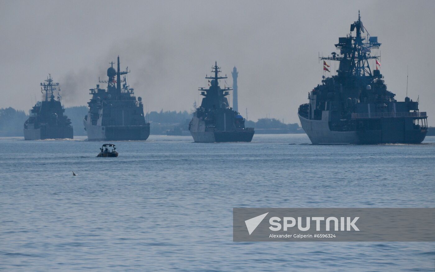 Russia Navy Day Parade Rehearsal