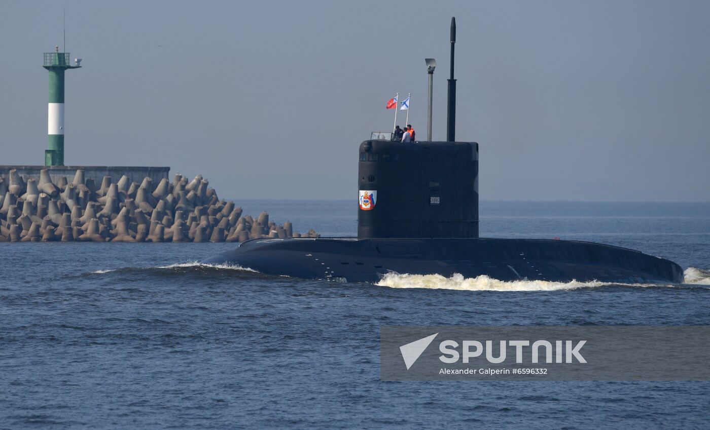 Russia Navy Day Parade Rehearsal