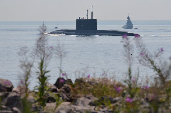Russia Navy Day Parade Rehearsal 
