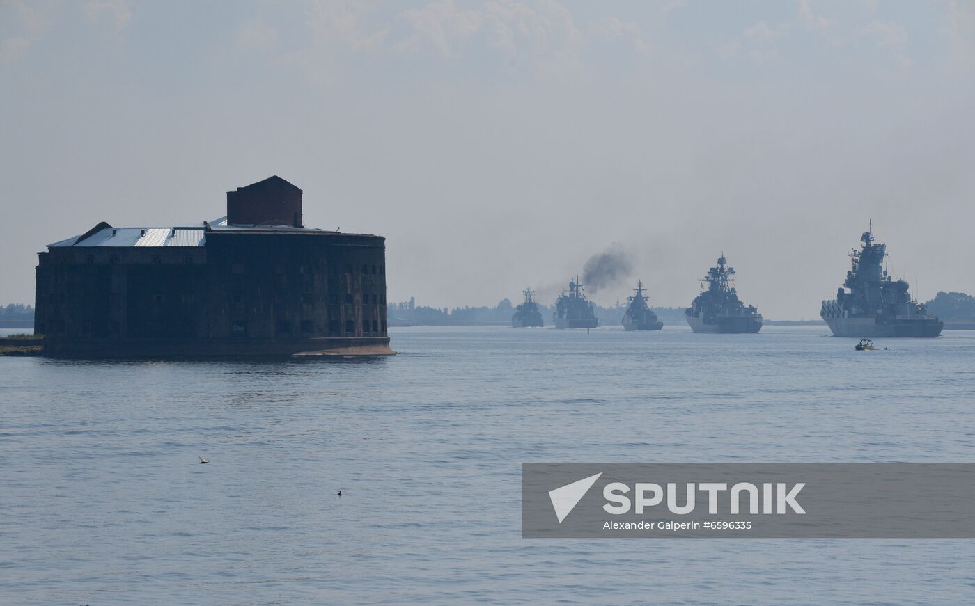 Russia Navy Day Parade Rehearsal 