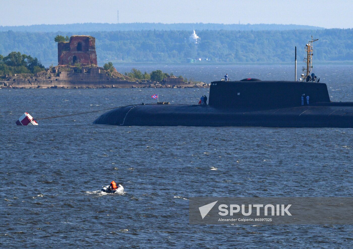 Russia Navy Day Preparations