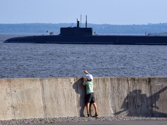 Russia Navy Day Preparations