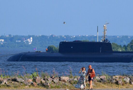 Russia Navy Day Preparations