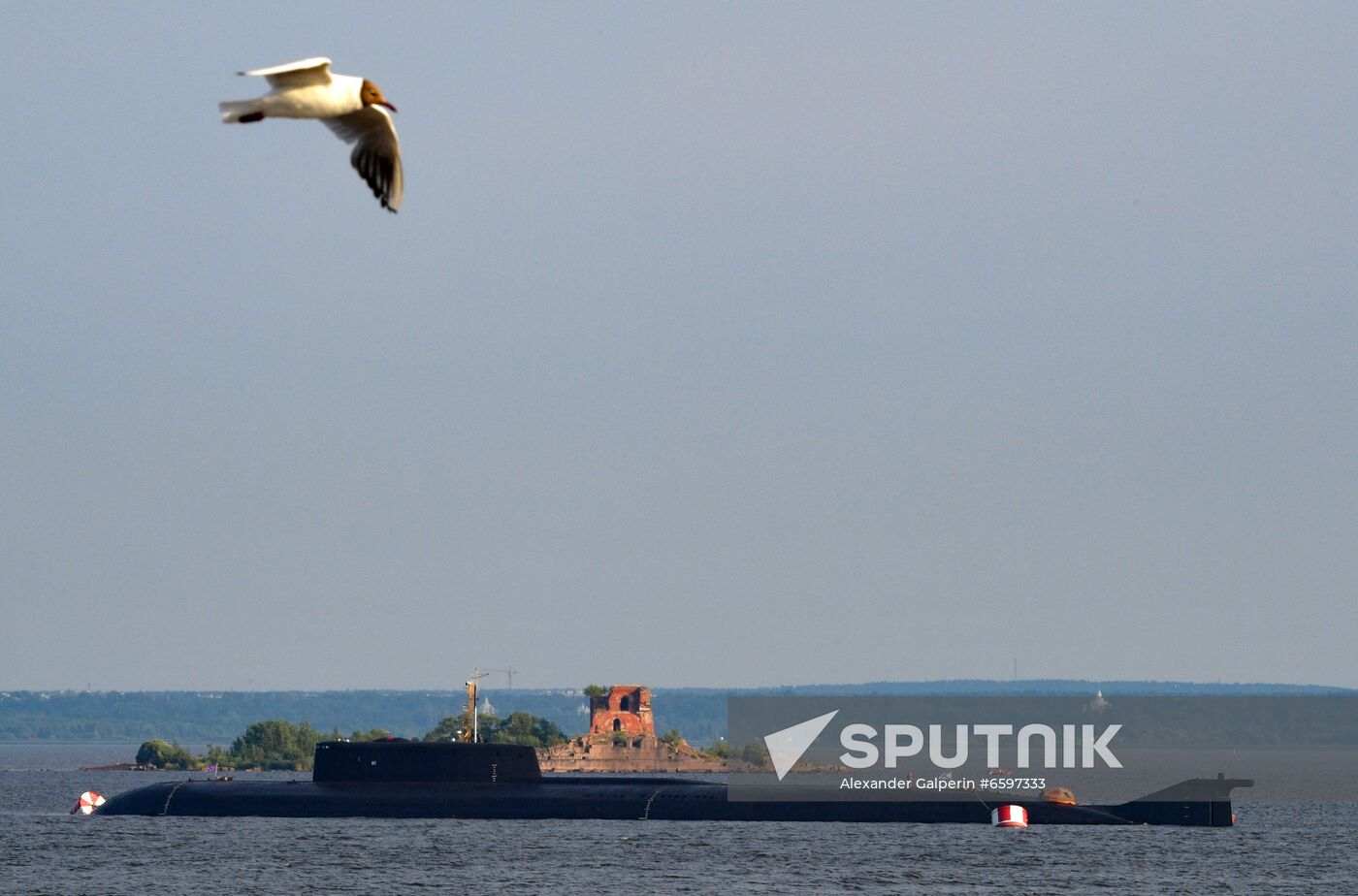 Russia Navy Day Preparations