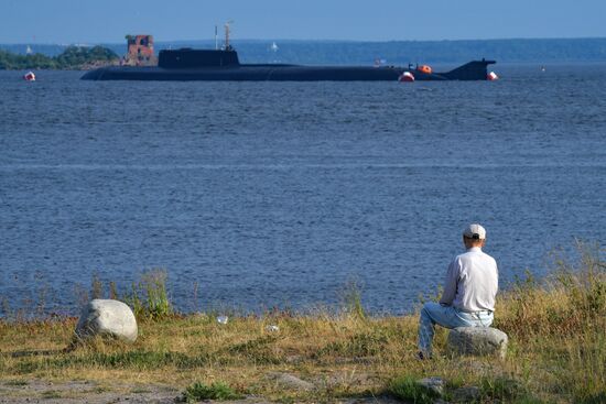 Russia Navy Day Preparations