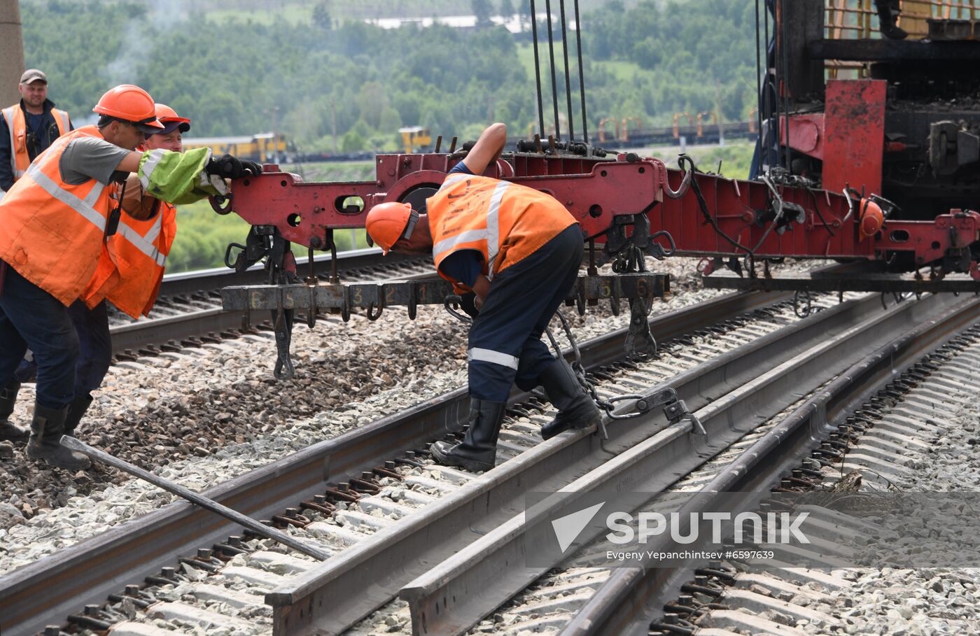 Russia Trans-Siberian Railway Renovation Work