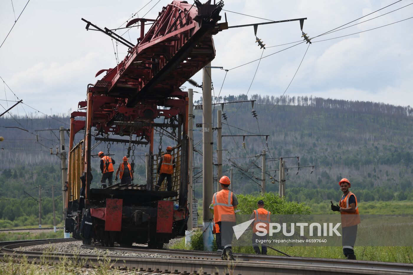 Russia Trans-Siberian Railway Renovation Work