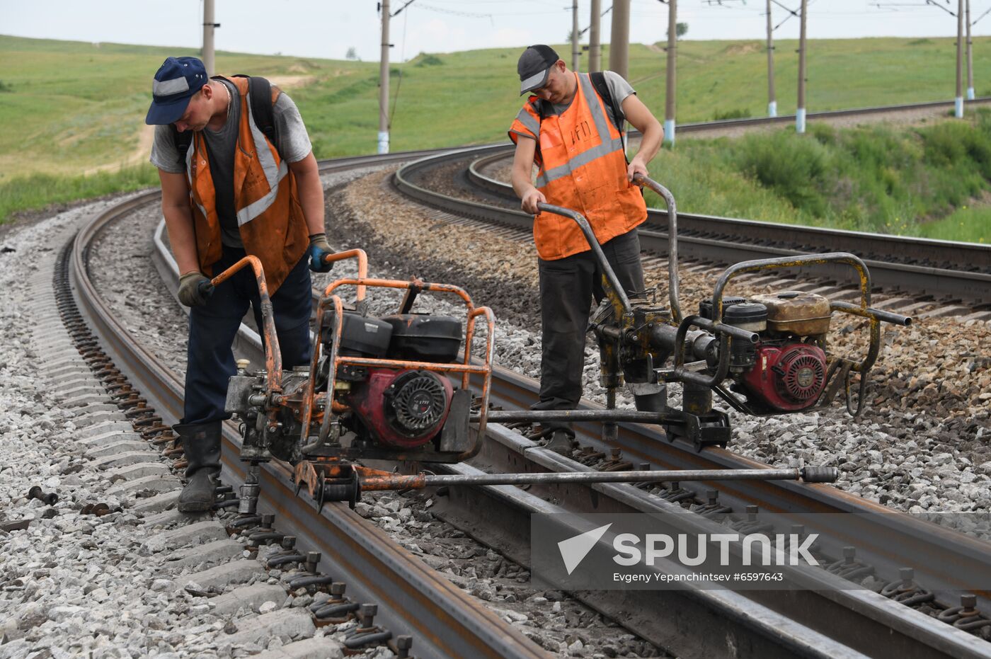 Russia Trans-Siberian Railway Renovation Work