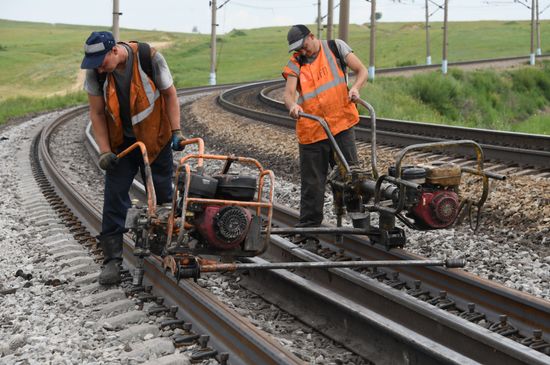 Russia Trans-Siberian Railway Renovation Work