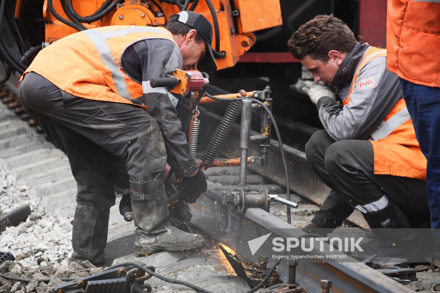 Russia Trans-Siberian Railway Renovation Work