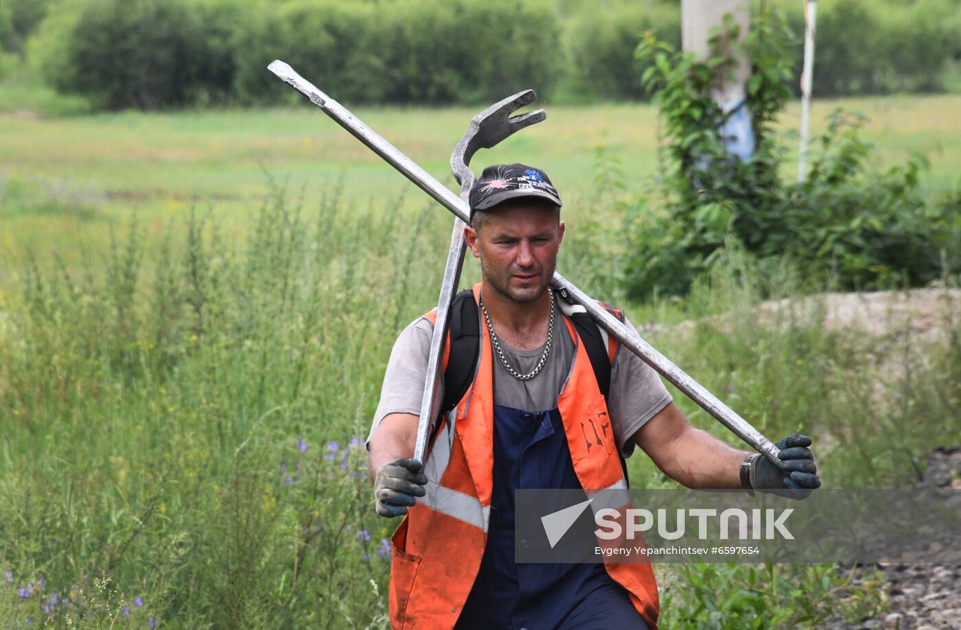 Russia Trans-Siberian Railway Renovation Work