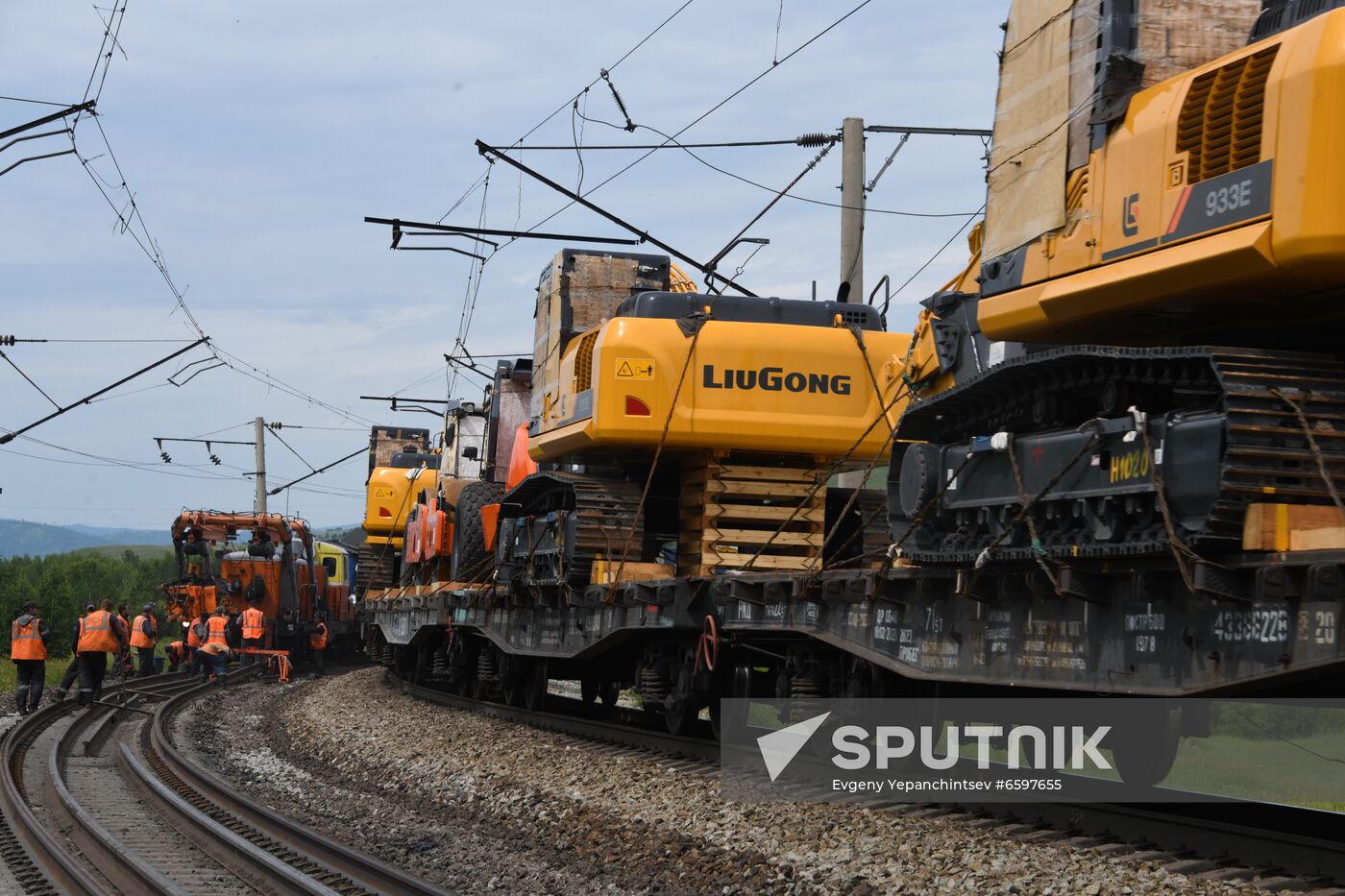 Russia Trans-Siberian Railway Renovation Work