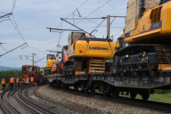 Russia Trans-Siberian Railway Renovation Work