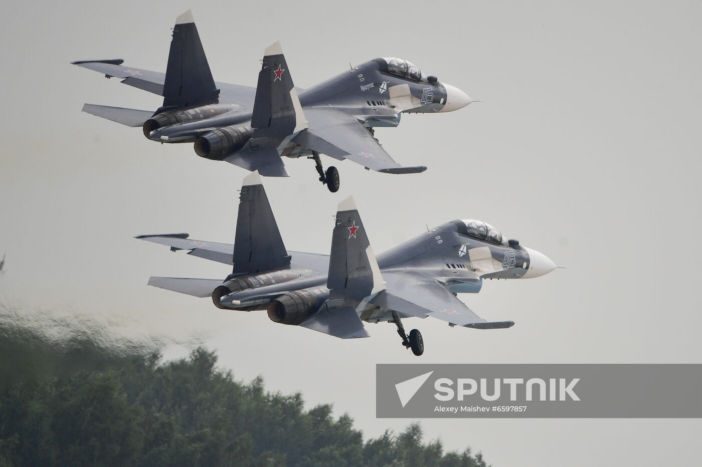 Russia MAKS Airshow Rehearsal
