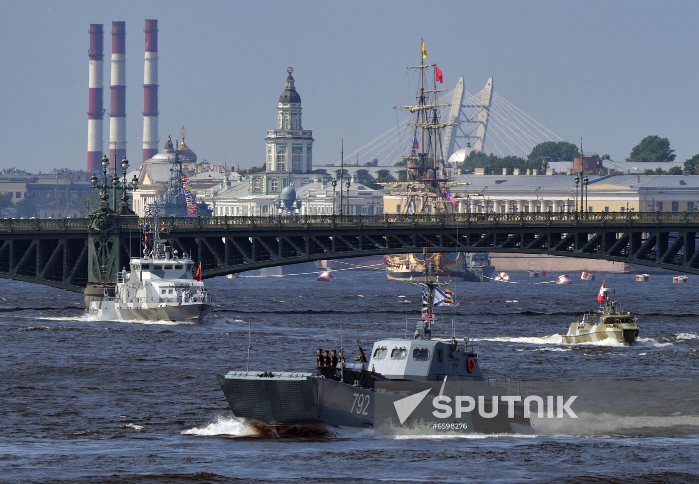 Russia Navy Day Parade Rehearsal