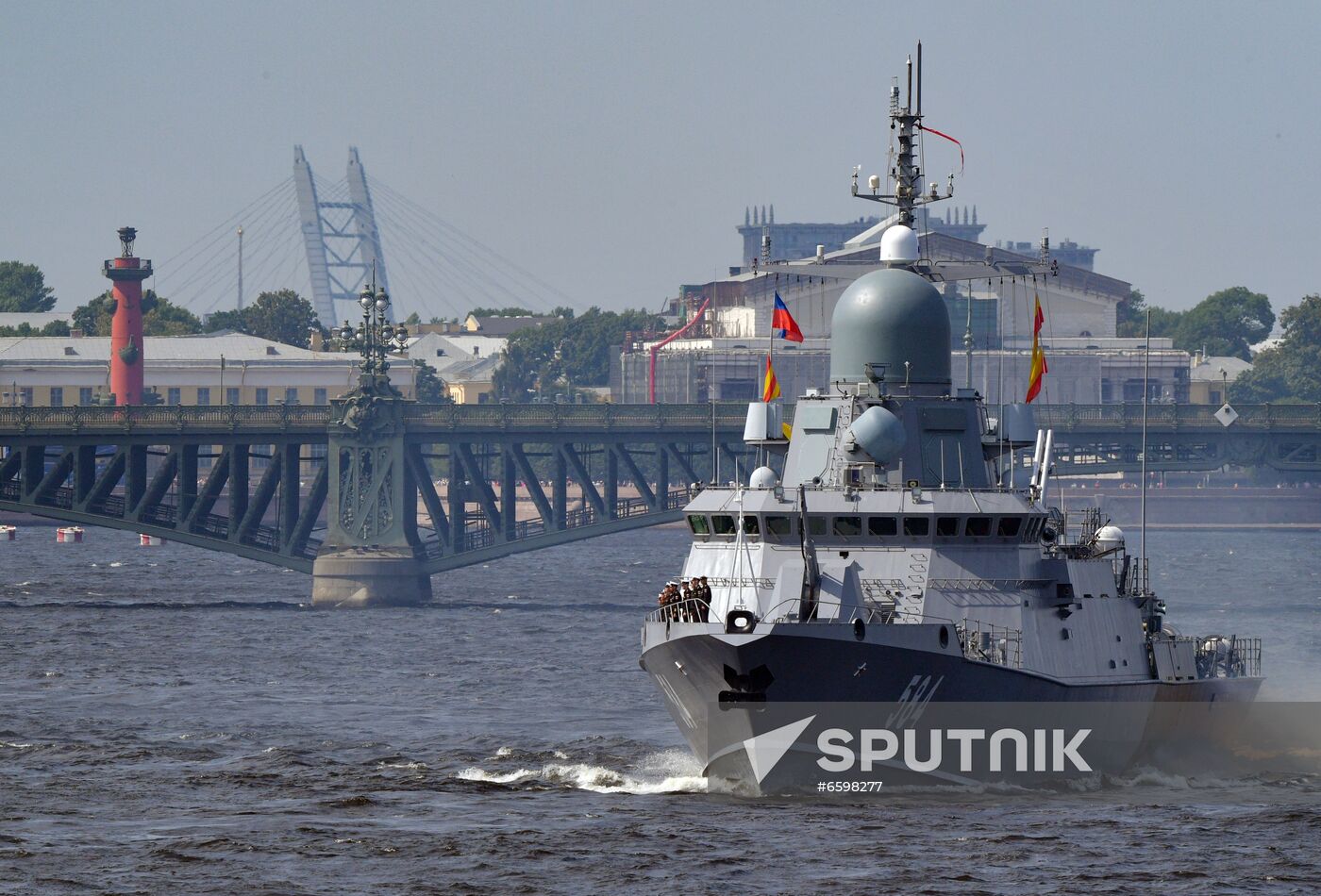 Russia Navy Day Parade Rehearsal