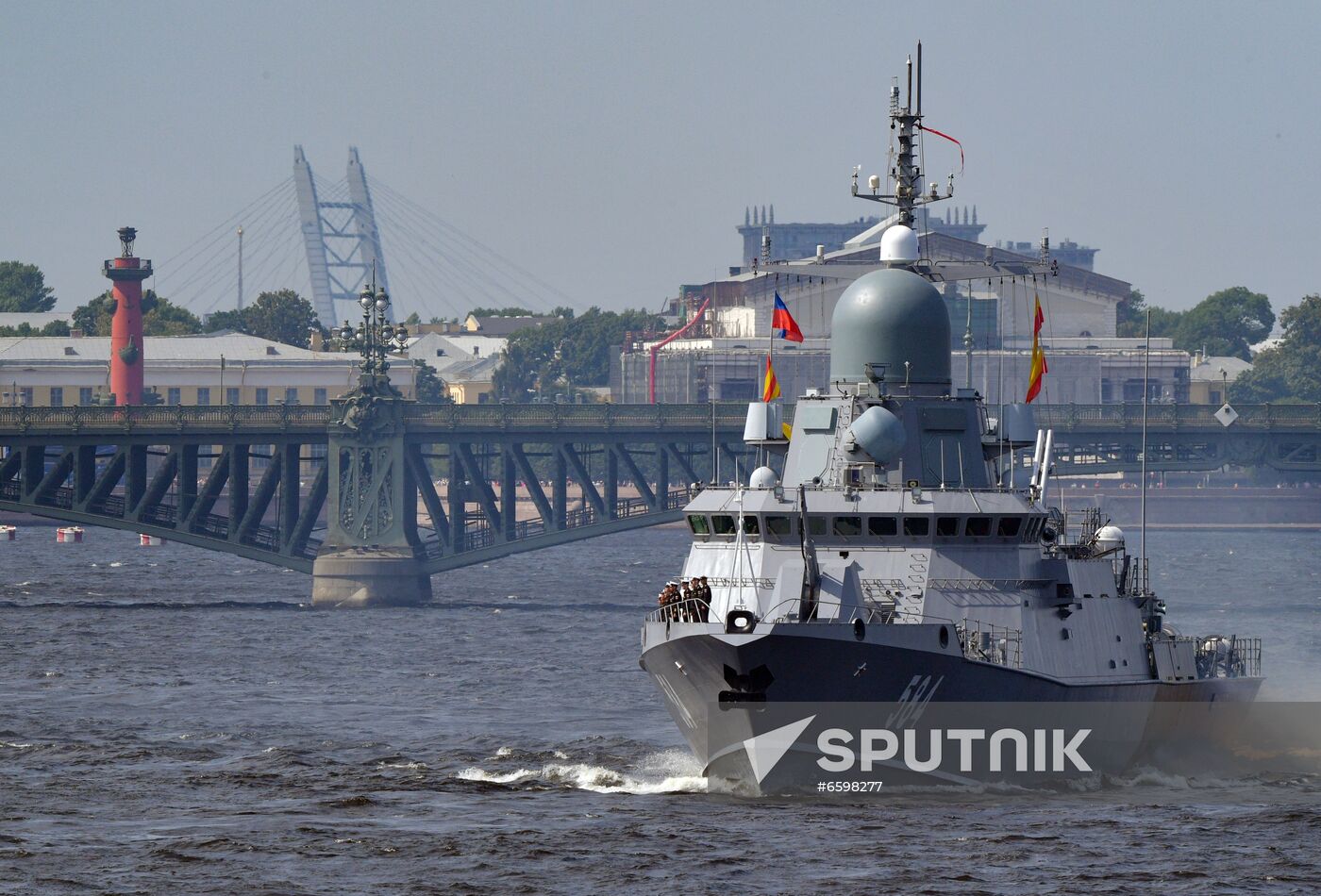 Russia Navy Day Parade Rehearsal