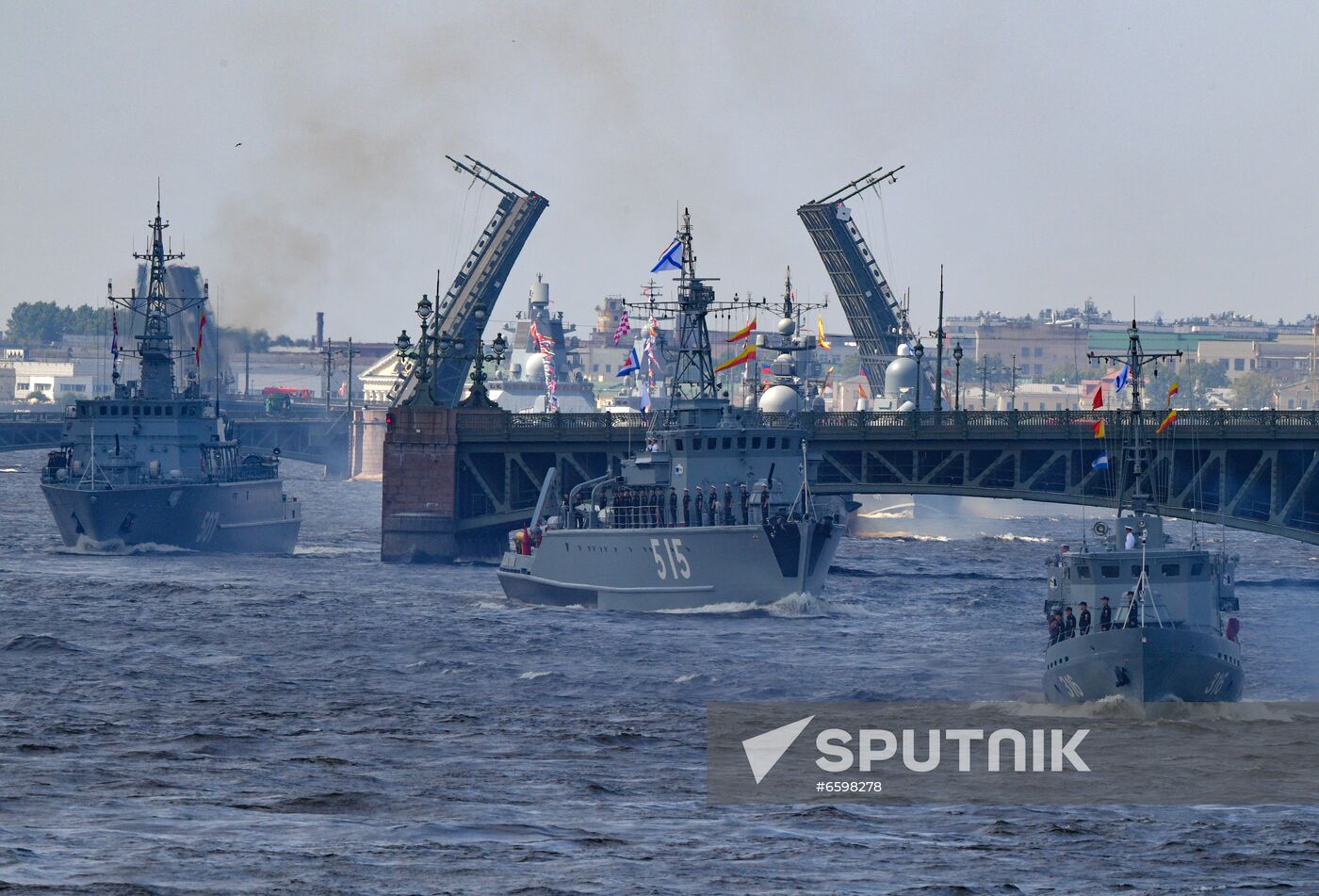 Russia Navy Day Parade Rehearsal