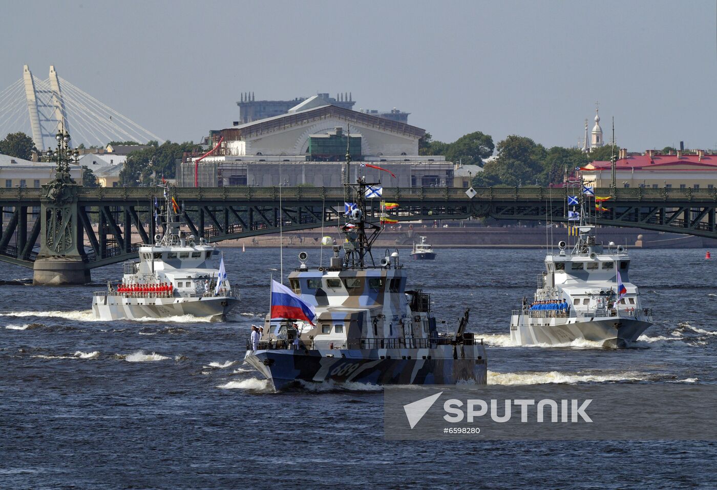 Russia Navy Day Parade Rehearsal