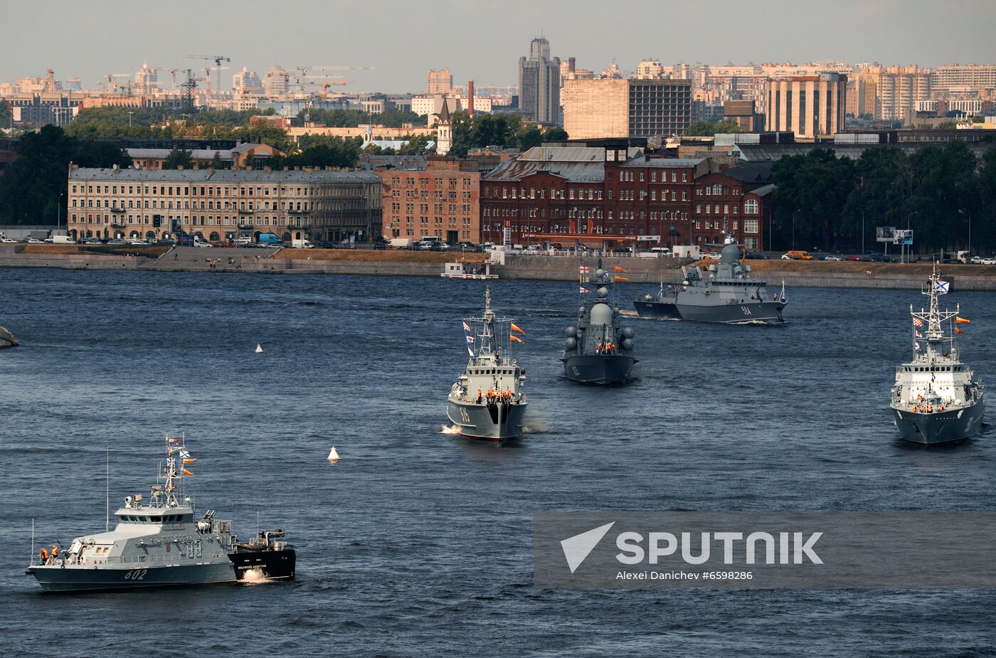 Russia Navy Day Parade Rehearsal