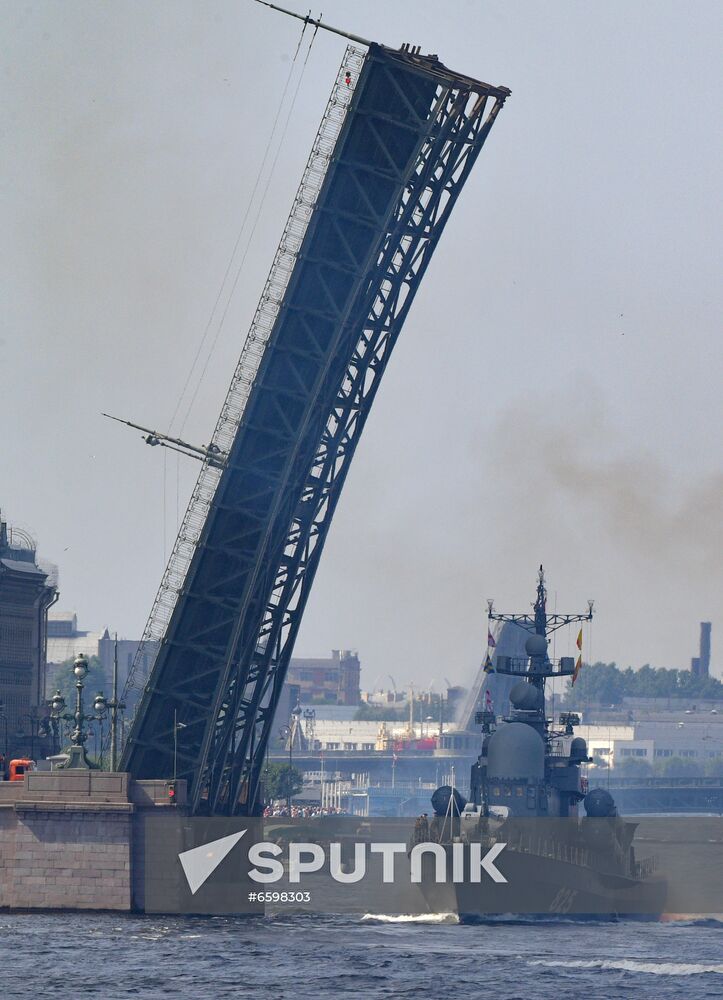 Russia Navy Day Parade Rehearsal