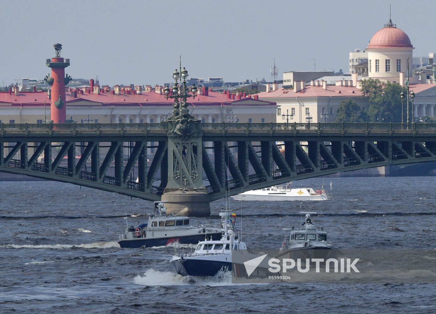 Russia Navy Day Parade Rehearsal