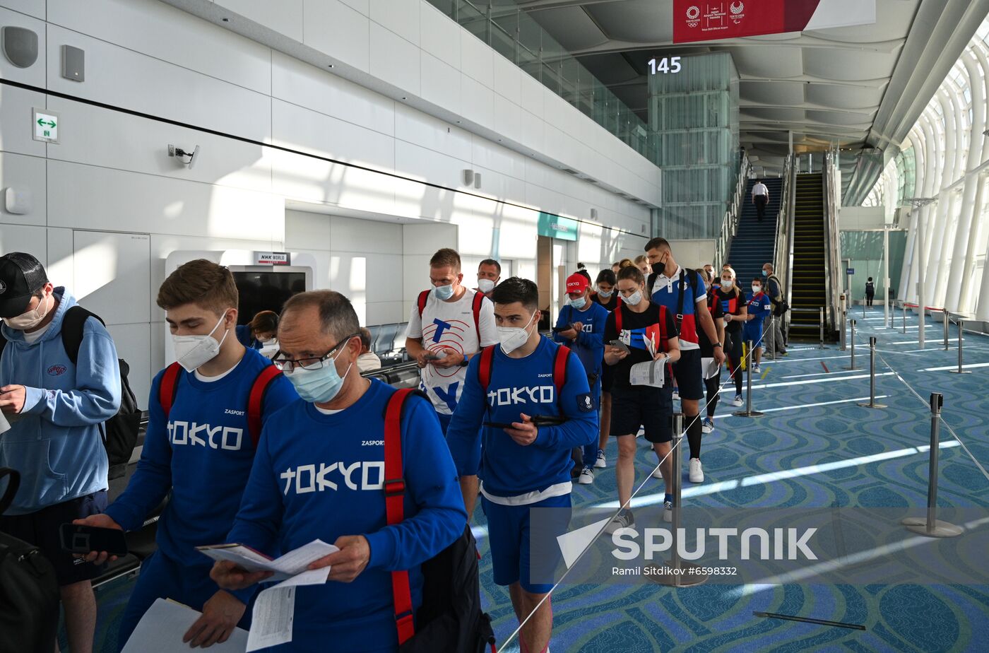 Japan Olympics 2020 Russian National Team Arrival