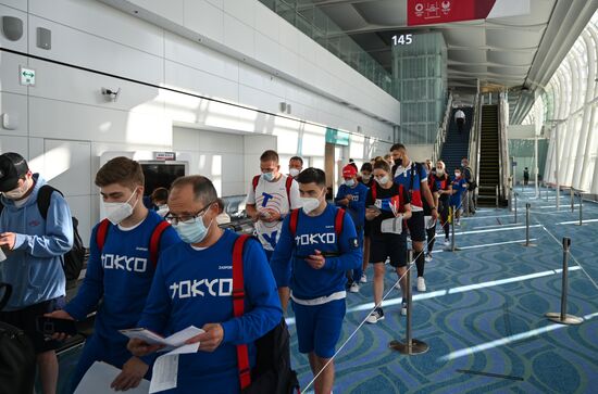 Japan Olympics 2020 Russian National Team Arrival