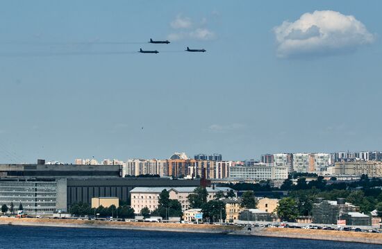 Russia Navy Day Parade Rehearsal
