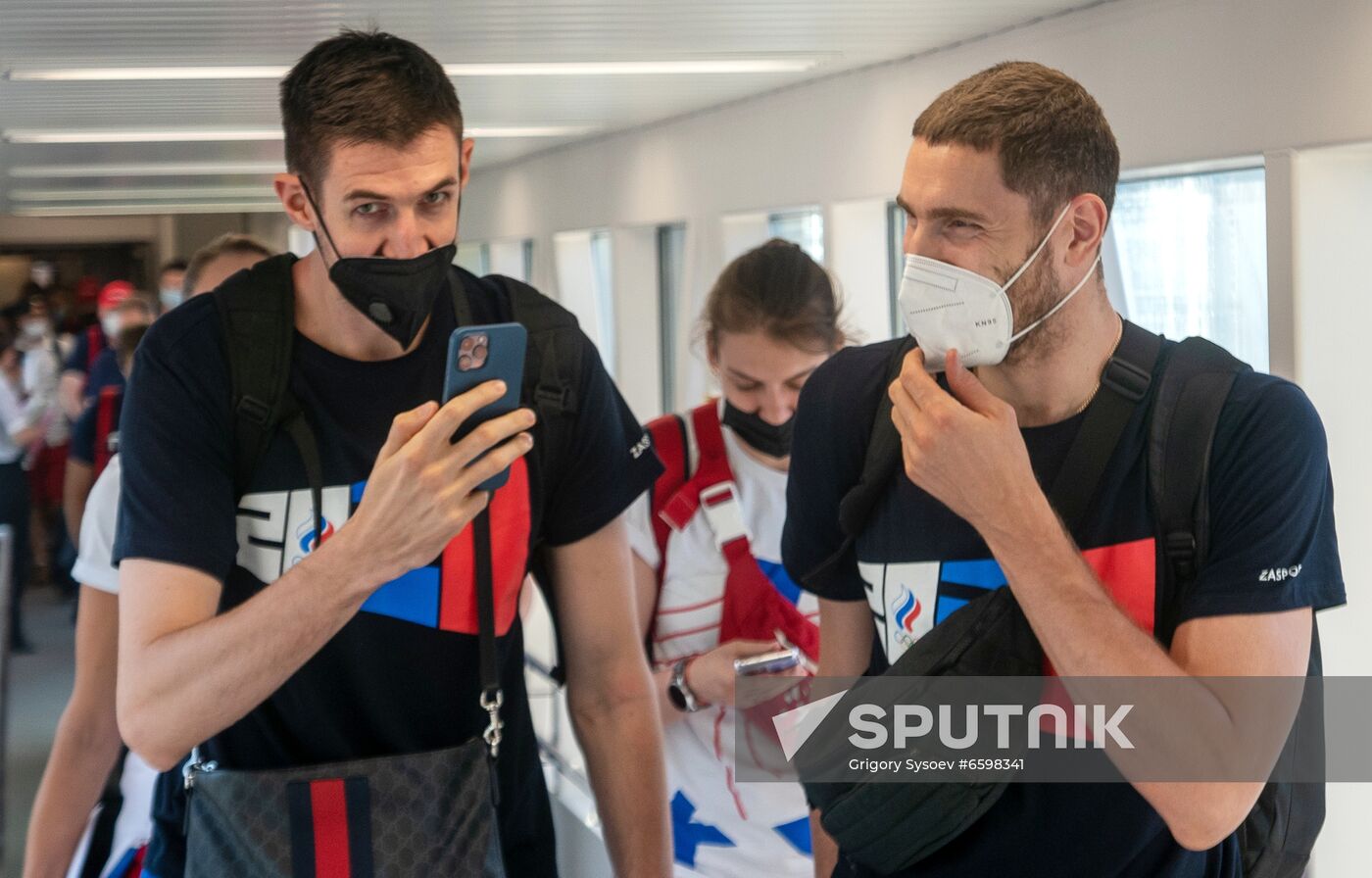 Japan Olympics 2020 Russian National Team Arrival