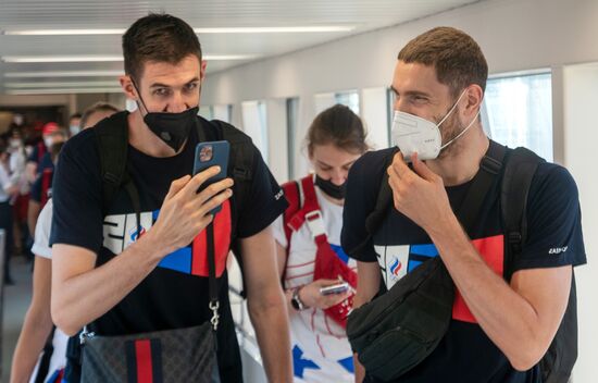 Japan Olympics 2020 Russian National Team Arrival