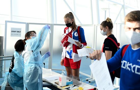 Japan Olympics 2020 Russian National Team Arrival