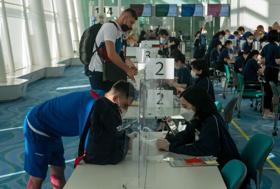 Japan Olympics 2020 Russian National Team Arrival