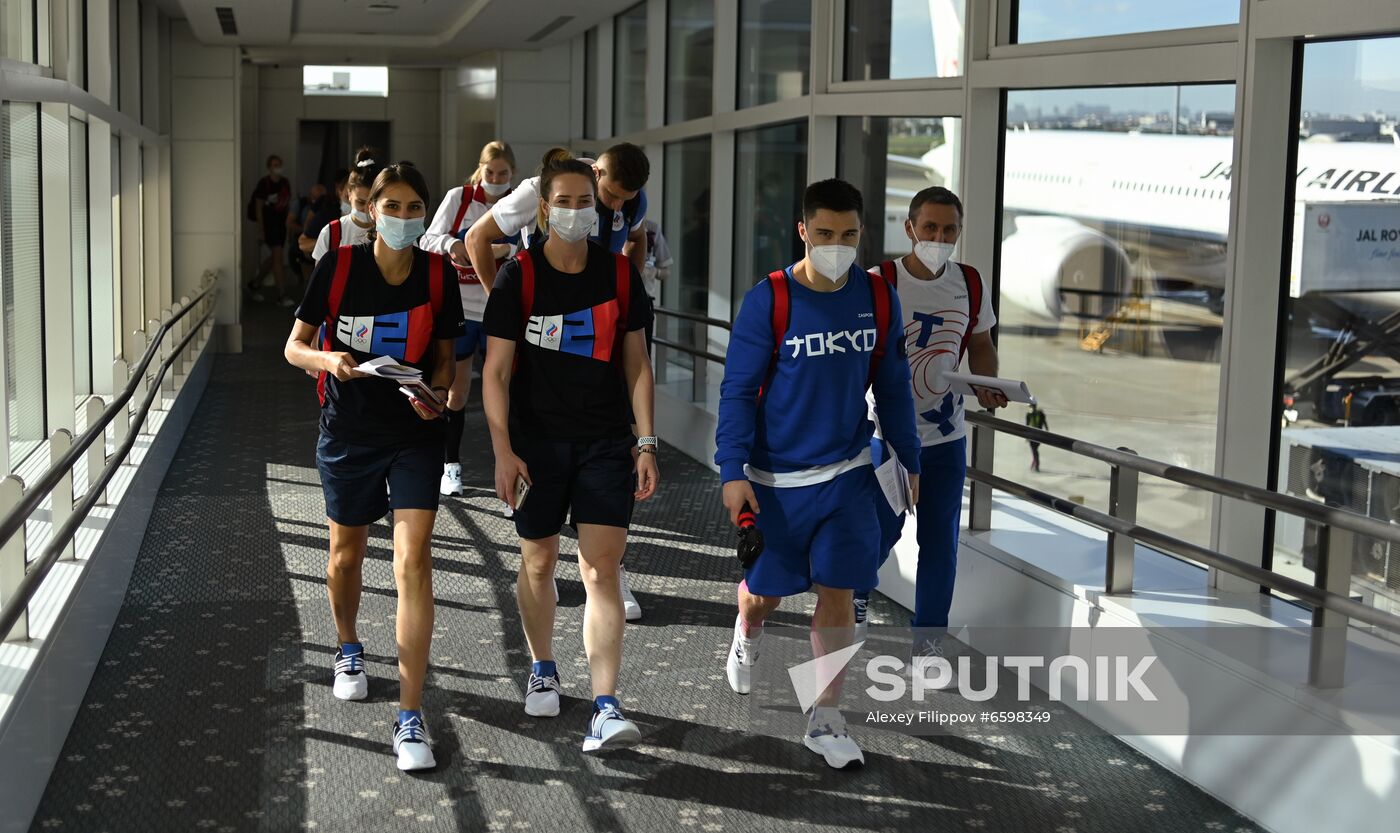 Japan Olympics 2020 Russian National Team Arrival