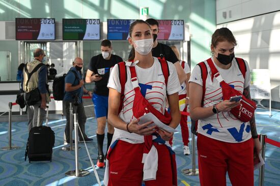 Japan Olympics 2020 Russian National Team Arrival
