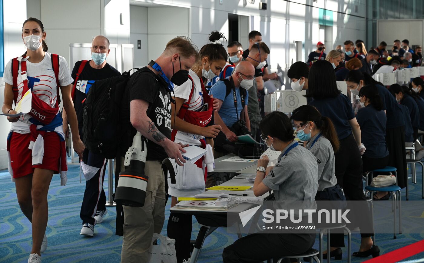 Japan Olympics 2020 Russian National Team Arrival